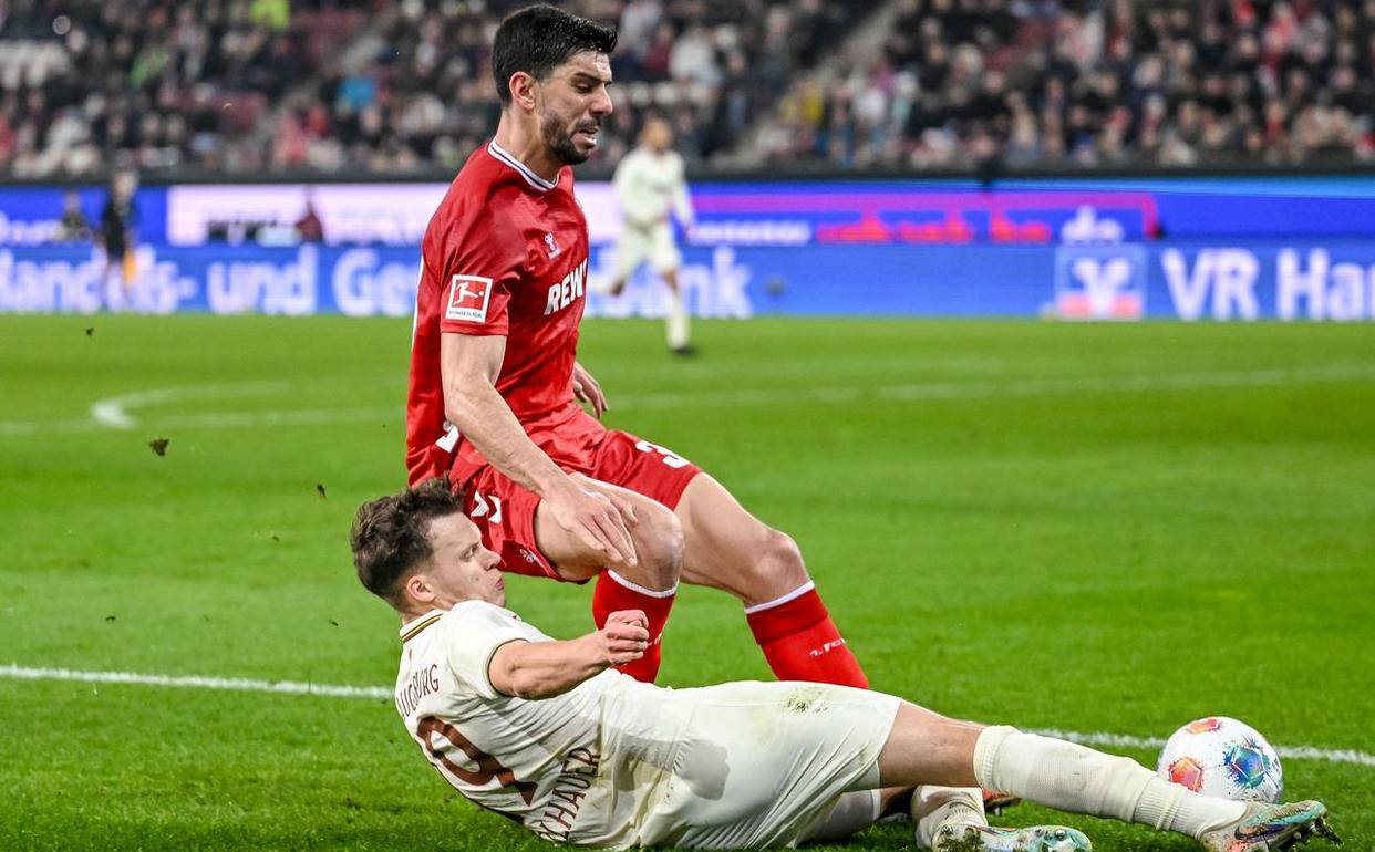 德甲最新积分榜揭晓，科隆客场0-2不敌奥格斯堡